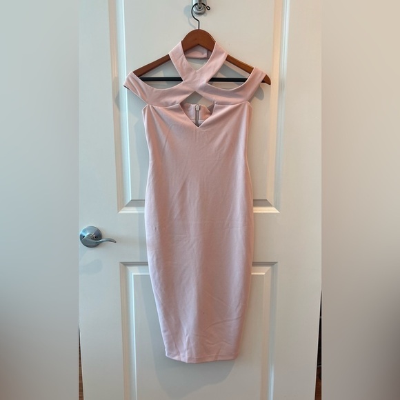 Nookie Hollywood Midi Dress In Blush - Picture 5 of 15
